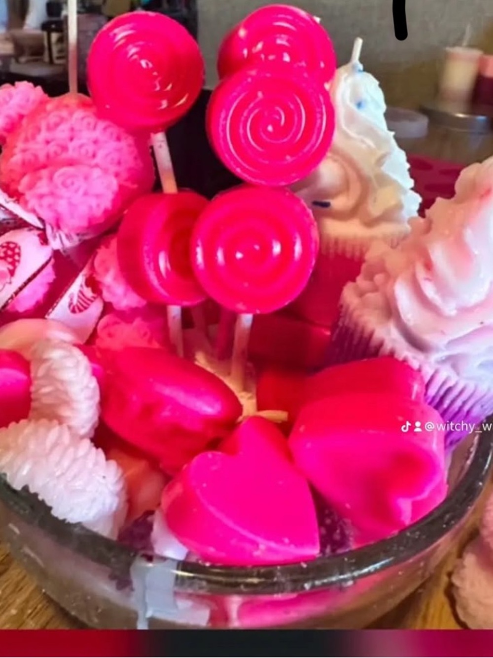 Bright Pink Party Candy Lollipop Assortment by